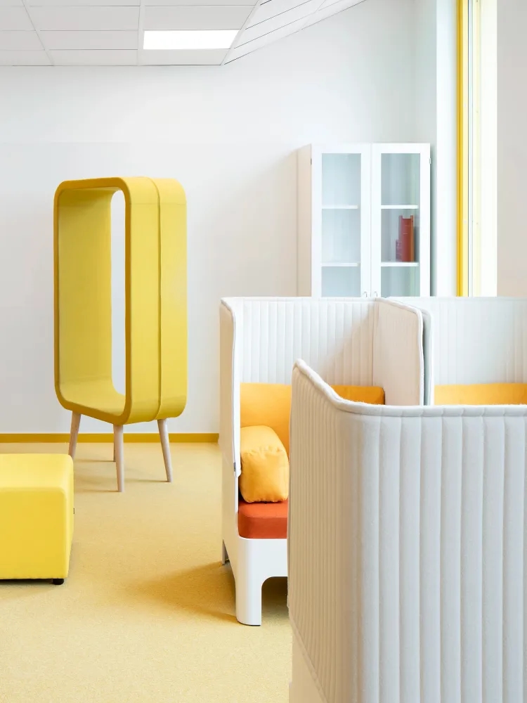Image of the interior of Änglanda school i Örebro.
