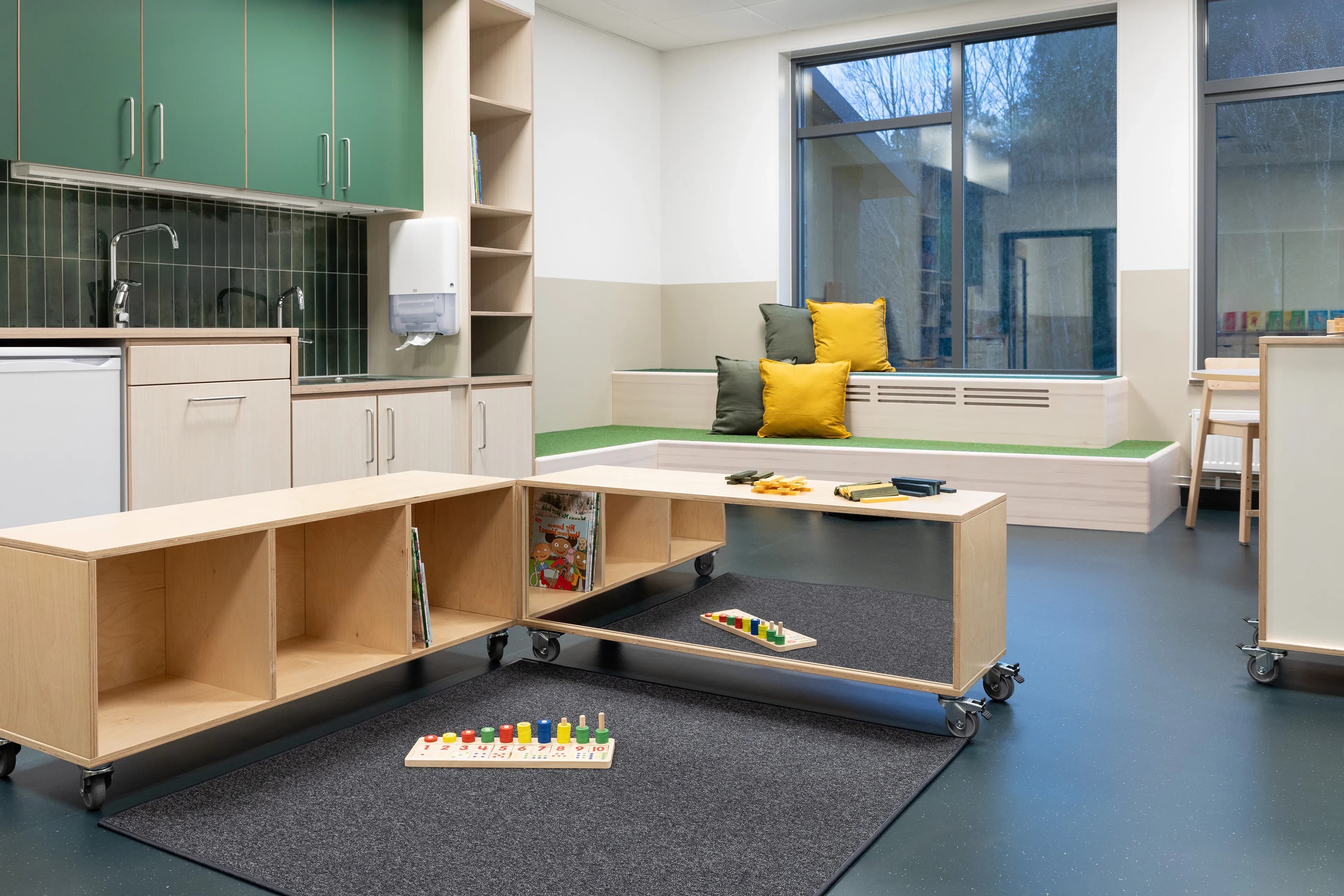 The interior of Bifrost Preschool.